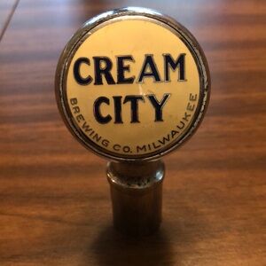 Vintage Cream City Brewing Co. Milwaukee Beer Tap